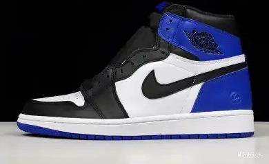 BLACK MENS JORDAN SPORT 716371-040 RETRO “FRAGMENT” AIR ROYAL-WHITE 1 0617